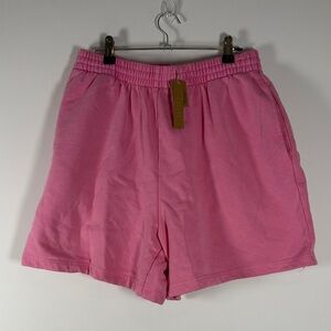 NWT SKIMS Bubble Gum Boyfriend Fleece Shorts